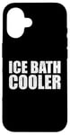 Coque pour iPhone 16 Glacière amusante pour bain de glace