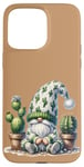 Coque pour iPhone 15 Pro Max Grumpy Cactus Dad Gnome With Succulent Pots For Cactus Lover