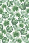 ESTAhome papier peint panoramique feuilles tropicales vert - 200 x 279 cm - 158897