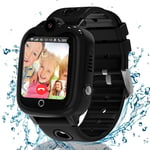 Montre Connectée Enfant 4g, Montre Gps Enfant Tracker Avec Appel Vidéo Sos Caméra Étanche Ip68 Mode Classe Jeux Réveil, Montre Telephone Avec Sim Cadeau Pour Filles Et Garçons