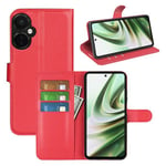 Oneplus Nord Ce 3 Lite      Pu Wallet Case    [Red]