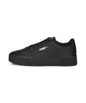 Puma Childrens Unisex Carina 2.0 Sneakers Trainers - Black - Size UK 4