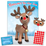 Christmas Family Game - RUDOLPH'S RED NOSE- Family, Kids, Office Xmas Party Game