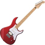 Yamaha Pacifica 112V electric guitar for beginners and advanced players, with 2 online lessons with a Yamaha Music School teacher, in Red Metallic