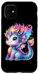 Coque pour iPhone 11 Dragon x Dragon magique mignon x Bébé Dragon