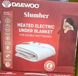 Electric Heated Blanket 3 Heat Settings For  Double Mattresses Under blankets