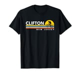 Clifton NJ New Jersey Vintage Retro Souvenirs T-Shirt