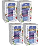 Twinings Superblends Wind Down Collection  Enveloped Herbal 80 Tea Bags 4x20