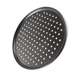 (32CM)Perforated Pizza Pan Non Stick Baking Easy Unmolding Firm Bottom Vented UK