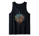 Mandala Lotus for men and women-New Age Buddhist Tank Top