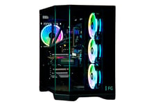 FG C910 Flow RGB Gamer - Tempered Glass - ATX Kabinet