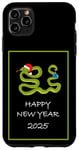 Coque pour iPhone 11 Pro Max Bonne année chinoise - Symbole serpent vert Nouvel An 2025