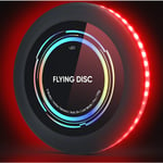 Uppladdningsbar LED Frisbee - 175G-RGB - Smart Läge - Automatisk Tändning - Rolig Present för Födelsedagar och Camping - Slumpmässiga UFO-Mönster red