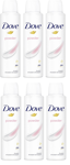 Dove Powder Anti-Perspirant Deodorant 48Hr Protection Spray 6 x 150ml