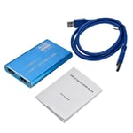 Carte d'acquisition USB 1080P 4K 60fps pour jeux vidéo,boîtier d'enregistrement en Streaming Youtube - Type Blue