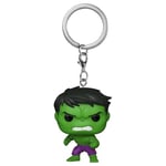 Funko Pop! Keychain: Marvel NC - Hulk - Marvel Comics Novelty Keyring - Collectable Mini Figure - Stocking Filler - Gift Idea - Official Merchandise - Comic Books Fans - Backpack Decor