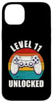 iPhone 14 Plus Level 11 Unlocked Funny Video Gamer 11 Birthday 11 Year Old Case