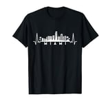 Heartbeat Skyline USA MIAMI T-Shirt