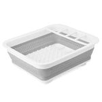 Madesmart 18110 Egouttoir rétractable Plastique, Blanc, 37x22x5 cm