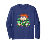 Rugrats Christmas Chuckie Tangled Christmas Lights Long Sleeve T-Shirt