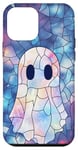 Coque pour iPhone 12 mini Coque Halloween Fantôme Vitrail Style pour Téléphone