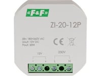 F&F Switching Power Supply For A Box 180-264V Ac, Output 12V Dc 1.6A 20W Zi-20-12P