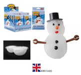 MAKE YOUR OWN SLUSHY SNOWMAN Christmas Artificial Snow Kids Crafts PM549140 UK