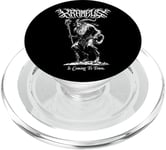 Black Metal Hail Santa Christmas - Krampus is Coming to Town PopSockets PopGrip pour MagSafe