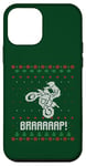 Coque pour iPhone 12 mini Dirt Bike Braap Ugly Christmas Sweater funny motocross