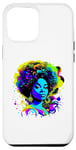 Coque pour iPhone 12 Pro Max Black Queen Afro Women Empowerment Melanin Pride Diversity