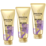 Pantene 3 Minute Miracle Collagen Repair Serum Hair Conditioner Smooth Pro-V x 3