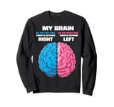 My Brain There's Nothing Right There is Nothing Left Sweatshirt