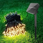 Guirlande solaire led décorative 3000K 200 LEDs 20m 1200mA Guirlandes led - Jandei