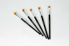 Makki 5 Slanted Tip Brush Eyelash & EyeBrow tint dye colour perm curl applicator