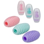 Set of 3 egg masturbators Size S - Pocket pussy male masturbation sex toys for m