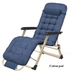 Reclining Patio Chairs Zero Gravity Recliner Padded Patio Lounger Chair, Portable Foldable Deck Chair, with Adjustable Headrest, for Office, Beach, Swimming Pool, Garden