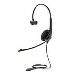 Jabra BIZ Wired Mono Headset Monaural Headset Connection Black