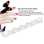 Fashionable Simple Acrylic Nail Gel Polish Pen Brush Stand Holder Manicure T SG5