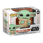 Figurine -YIBUJIAZU-Figurine en vinyle Funko Pop! The Mandalorian - Grogu avec Cookie [The- jouets cadeaux de Noël pour enfants