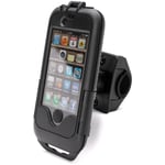 Support smartphone pour vélo - iPhone 3GS / 4 / 4s cover - étanche - noir