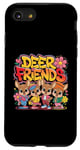 Coque pour iPhone SE (2020) / 7 / 8 Design Deer Friends Kids – Animaux adorables