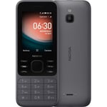 NOKIA 6300 4G TA-1287 DS FR CHARCOAL Smartphone - Grå - 5,5" - Pekskärm - 1000 mAh - Låg SAR