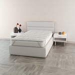 MB HOME ITALY, Surmatelas, Lin, 1 Place 80x195 cm