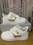 Nike Air Force 1 Low White Bronze Women’s Size UK 7 EUR 41 US 9.5 DD8959-105