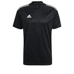 adidas Mens Jersey (Short Sleeve) Condivo21 Jsy, Black/White, GJ6790, XS EU