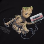 Guardians Of The Galaxy Groot Tape Women's Christmas T-Shirt - Black - S