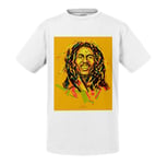T-Shirt Enfant Bob Marley Hall Of Fame Art Star Reggae