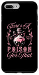 Coque pour iPhone 7 Plus/8 Plus T-shirt d'Halloween rose « There's A Poison For That Potion Bottle »