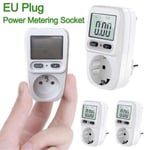 MGT05537-PRISE,Wattmètre, prise 220V AV, EU, LCD digital, compteur de puissance, énergie, kWh, FR, US, UK, AU, BR, mesure le coura