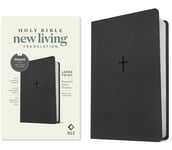 NLT Large Print Premium Value Thinline Bible: New Living Translation, Black Cross, Premium Value Thinline, Filament-enabled Edition